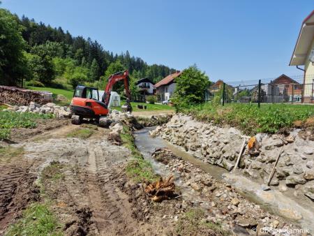 Sanacija vodotoka Šumščica v Lazah  (1)